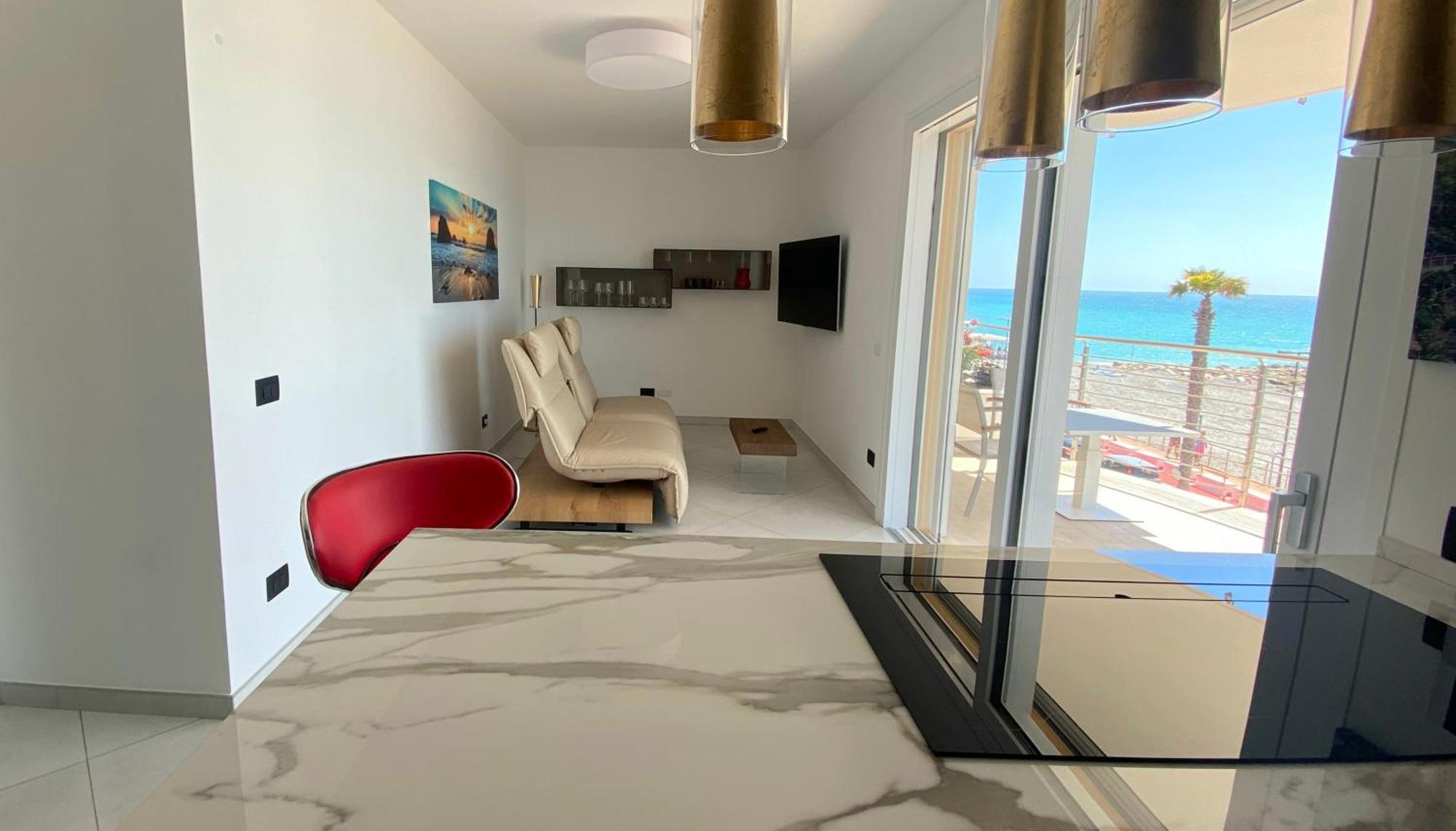 Apartamento Mare Blu Ventimiglia Habitación foto