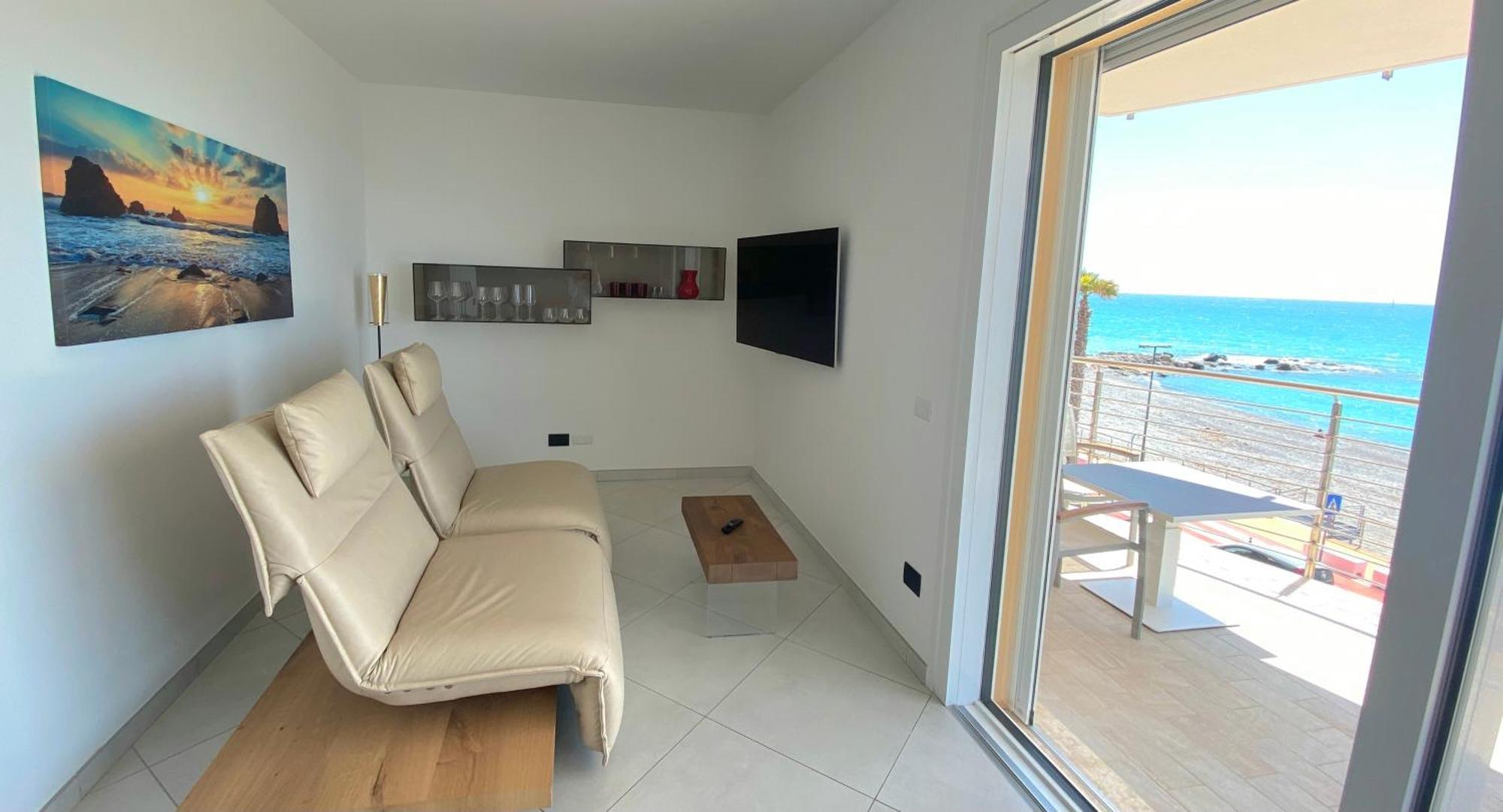 Apartamento Mare Blu Ventimiglia Habitación foto